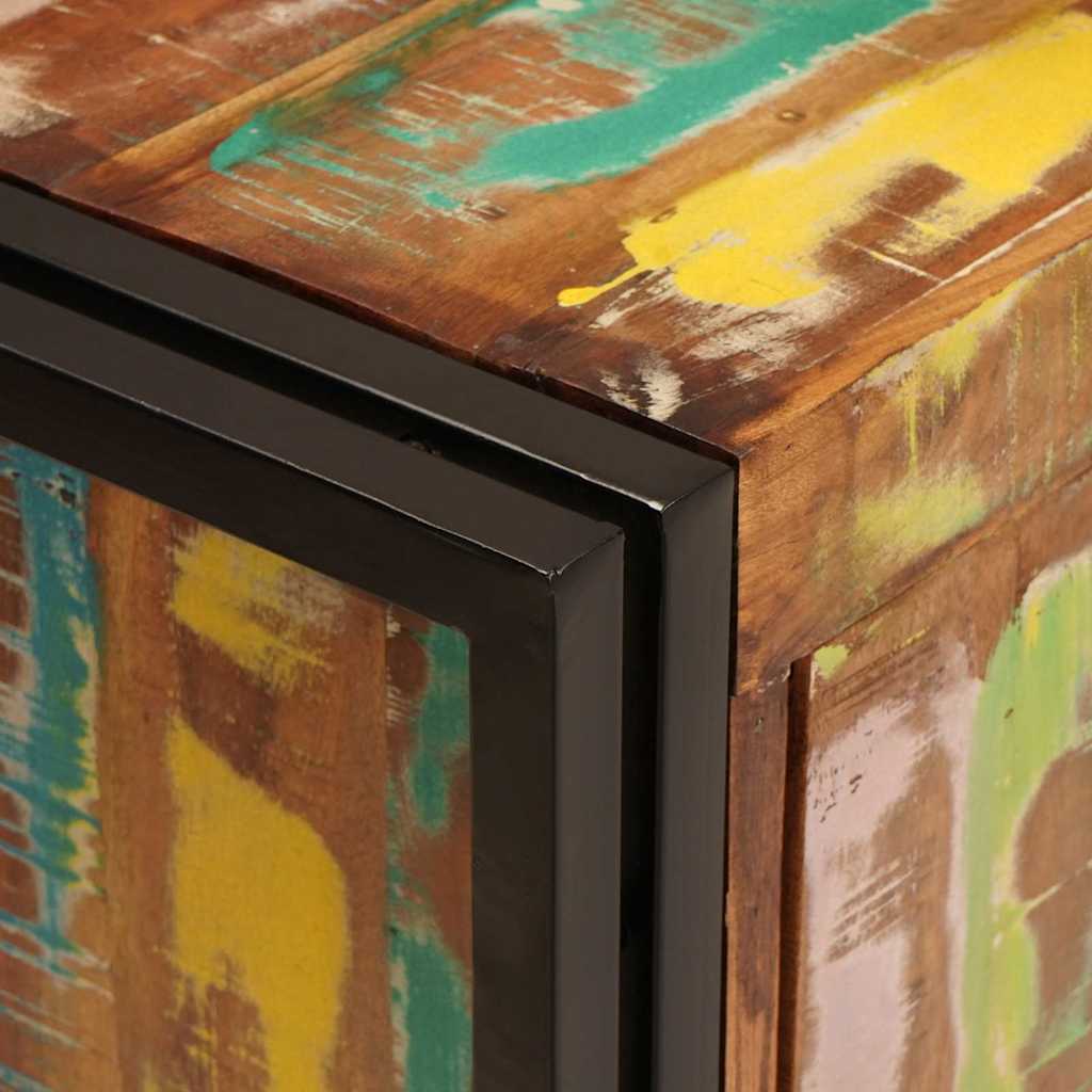 vidaXL Sink cabinet Multicolour 71 x 33 x 58 cm Solid Reclaim Wood