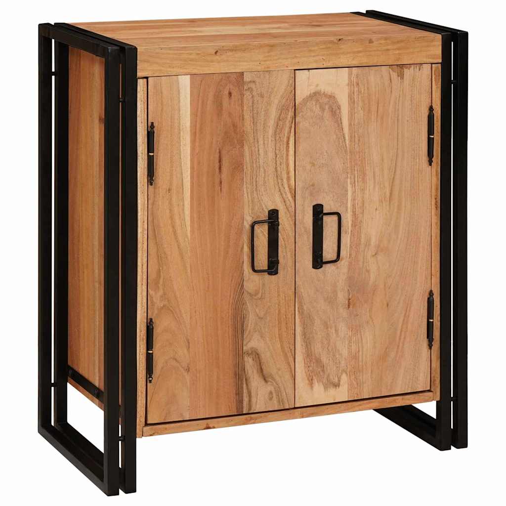 vidaXL Bedside Cabinet Brown 66 x 35 x 76 cm Solid acacia wood