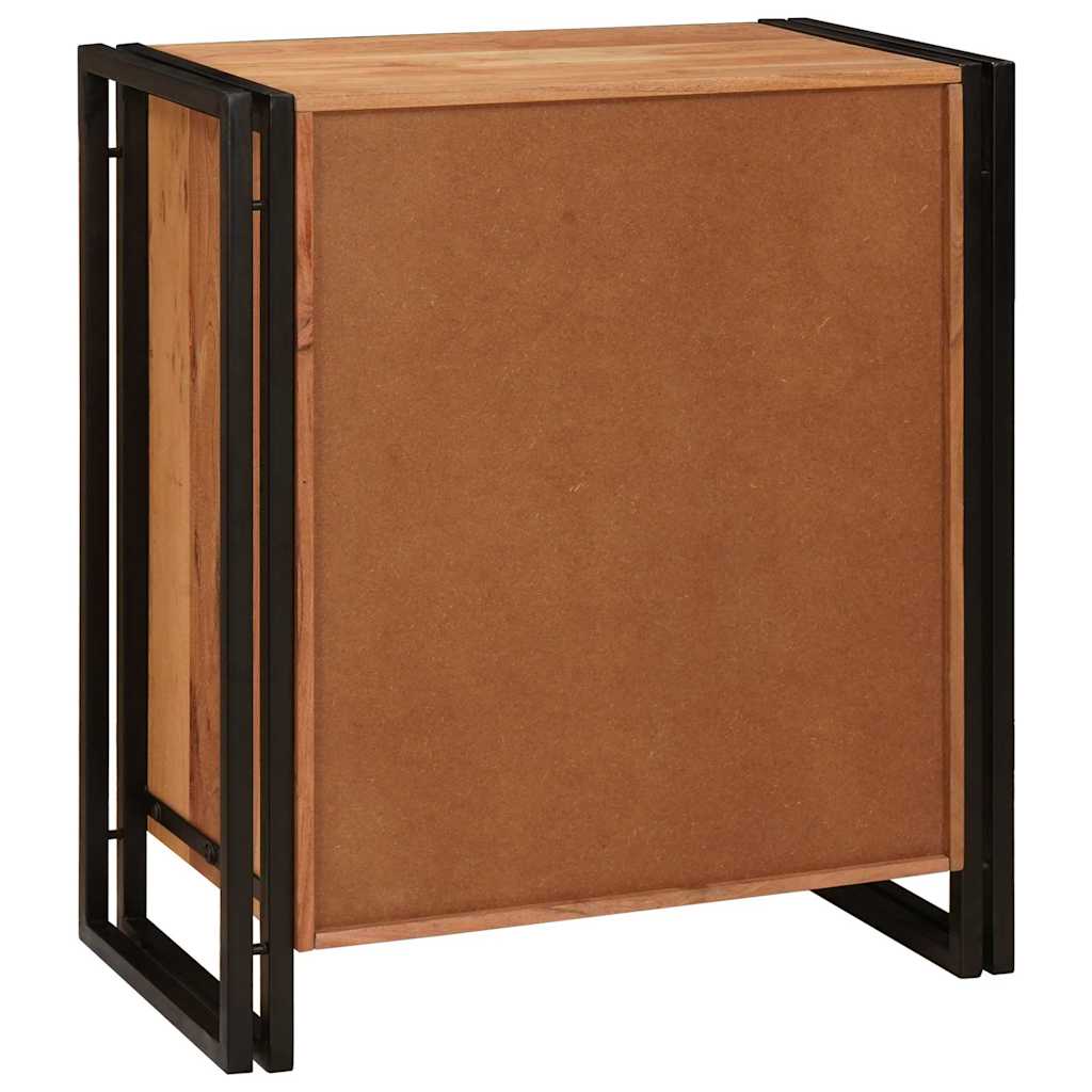 vidaXL Bedside Cabinet Brown 66 x 35 x 76 cm Solid acacia wood