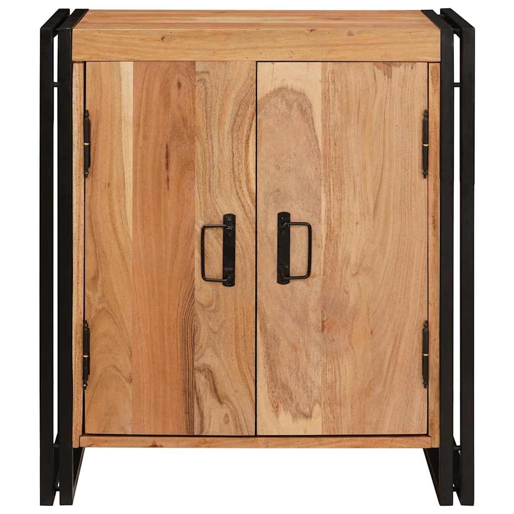 vidaXL Bedside Cabinet Brown 66 x 35 x 76 cm Solid acacia wood