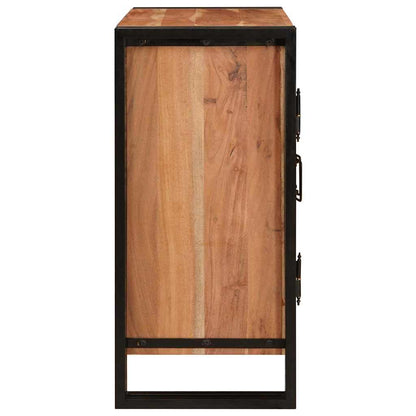 vidaXL Bedside Cabinet Brown 66 x 35 x 76 cm Solid acacia wood