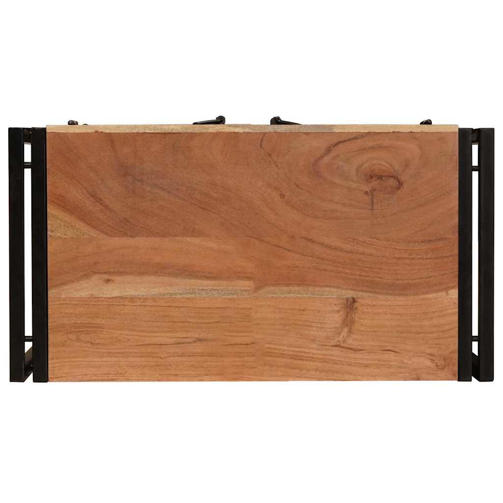 vidaXL Bedside Cabinet Brown 66 x 35 x 76 cm Solid acacia wood