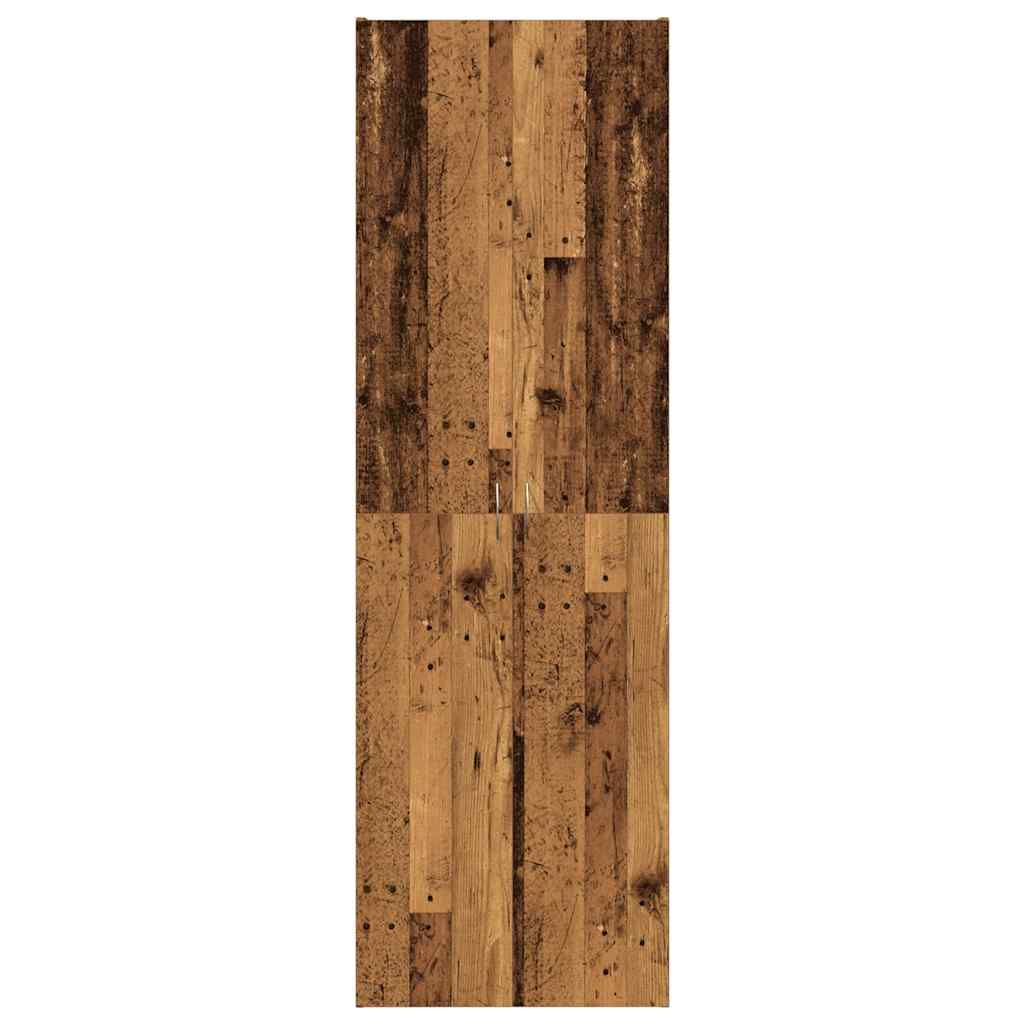 vidaXL Highboard Old Wood 60x32x190 cm Engineered Wood