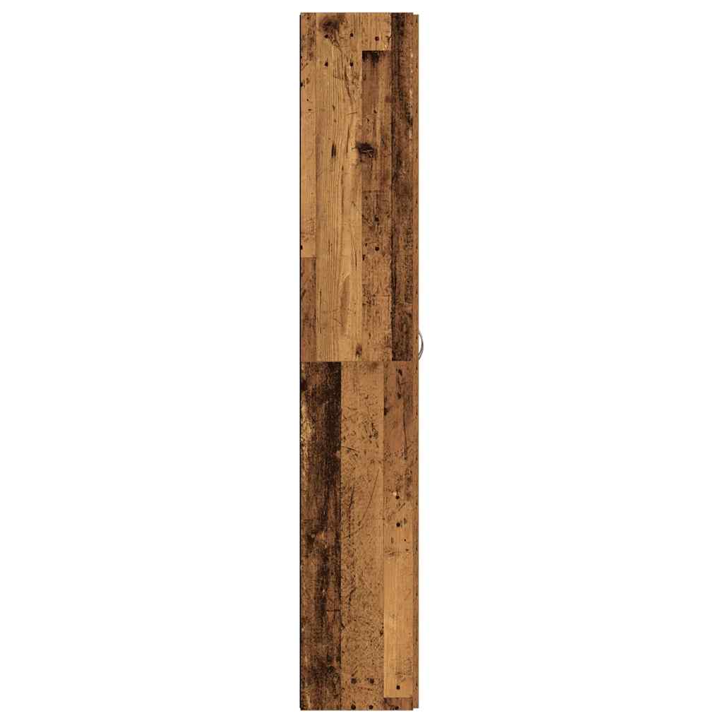 vidaXL Highboard Old Wood 60x32x190 cm Engineered Wood