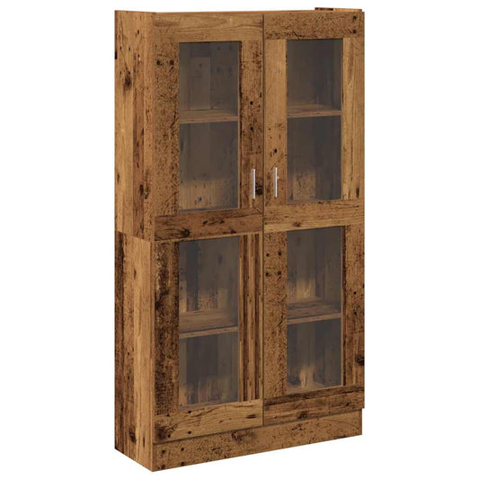 vidaXL Highboard Old Wood 82,5x30,5x150 cm Engineered Wood