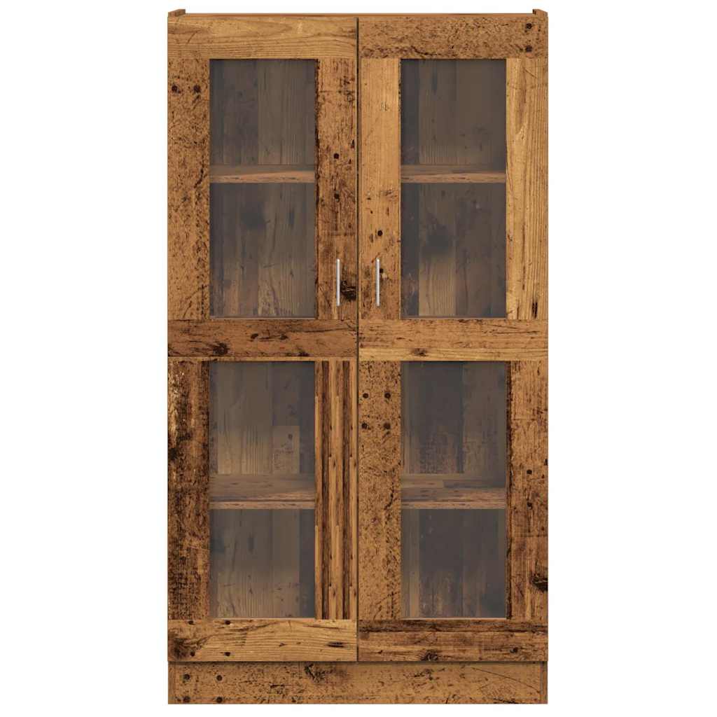 vidaXL Highboard Old Wood 82,5x30,5x150 cm Engineered Wood