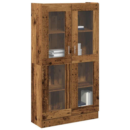 vidaXL Highboard Old Wood 82,5x30,5x150 cm Engineered Wood