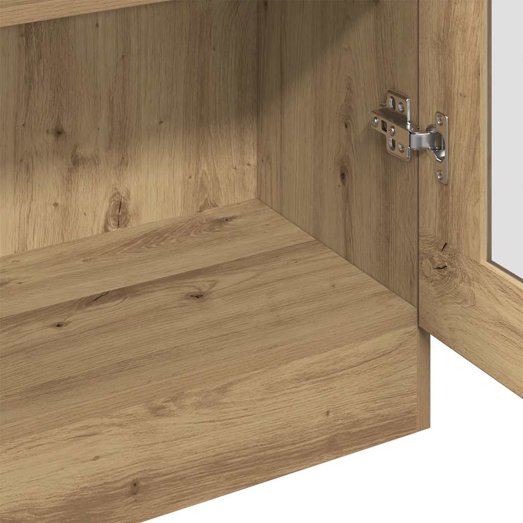 vidaXL Highboard Artisan Oak 82,5x30,5x150 cm Engineered Wood