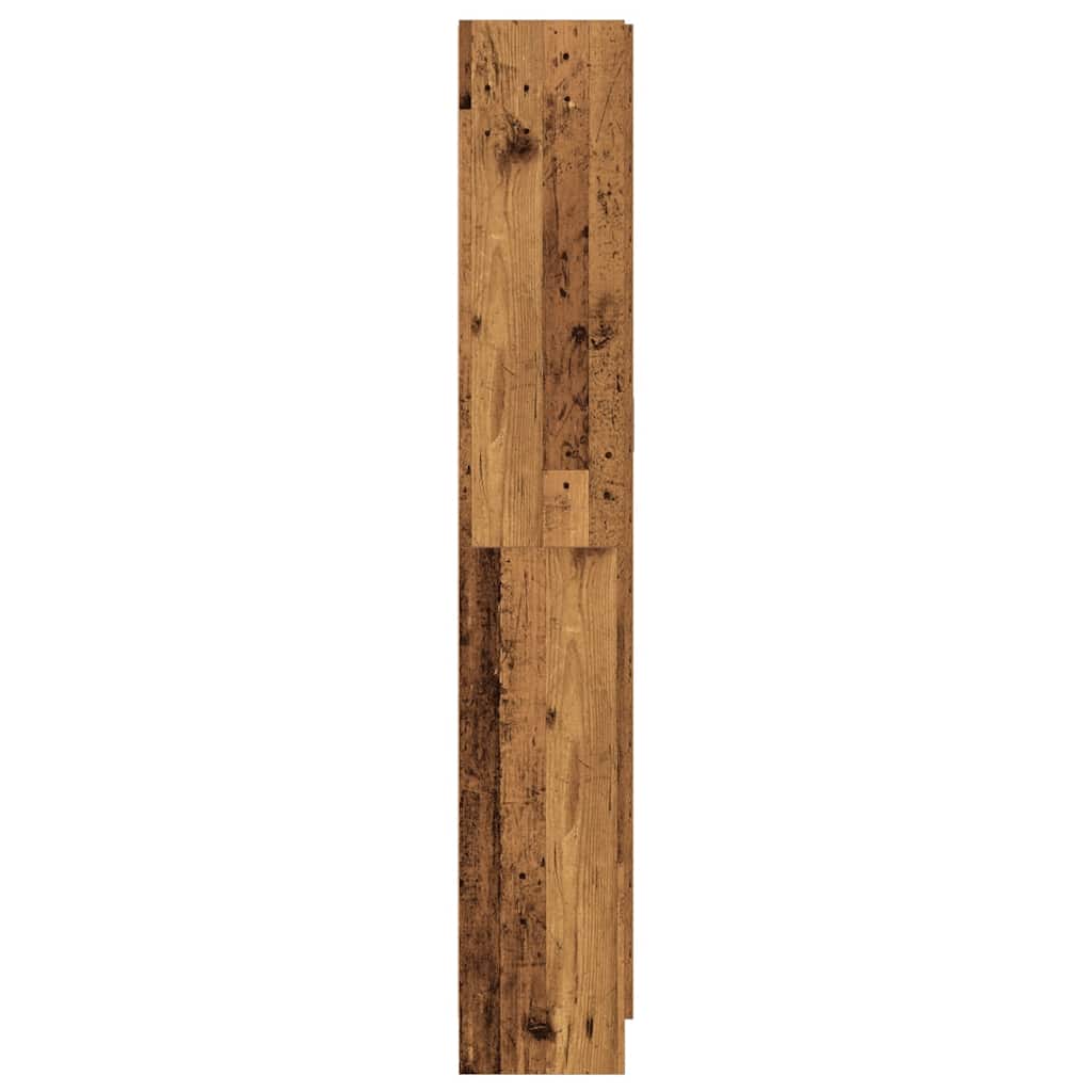 vidaXL Highboard Old Wood 82,5x30,5x185 cm Engineered Wood