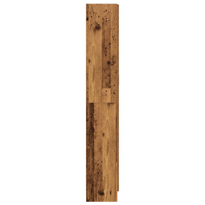 vidaXL Highboard Old Wood 82,5x30,5x185 cm Engineered Wood