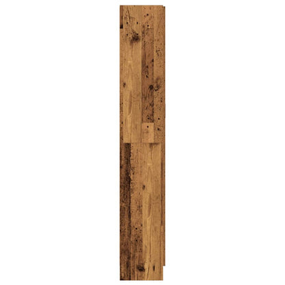 vidaXL Highboard Old Wood 82,5x30,5x185 cm Engineered Wood