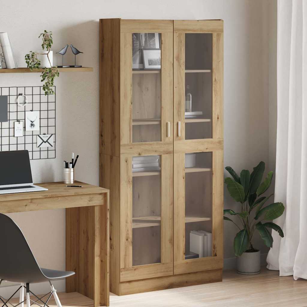 vidaXL Highboard Artisan Oak 82,5x30,5x185 cm Engineered Wood
