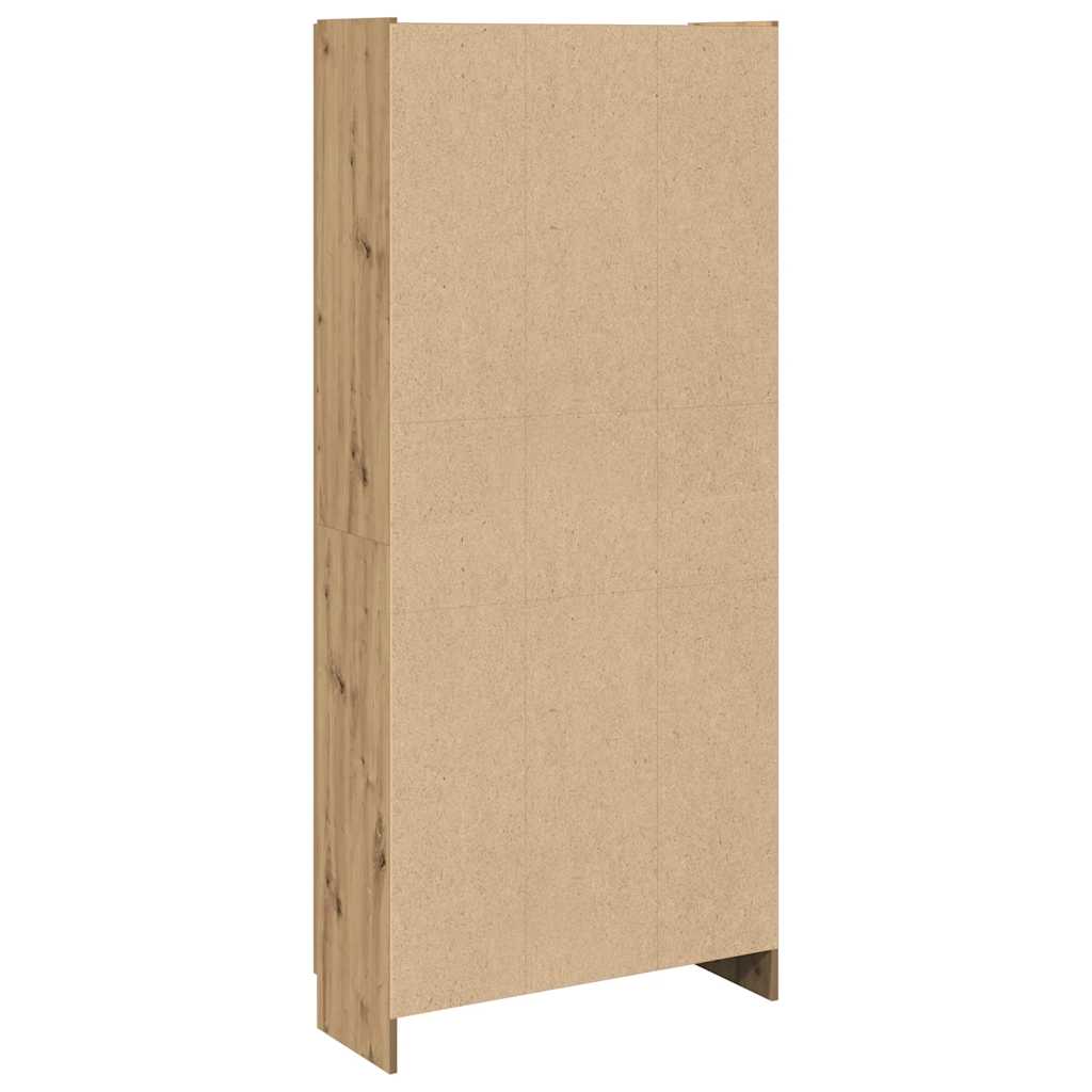 vidaXL Highboard Artisan Oak 82,5x30,5x185 cm Engineered Wood