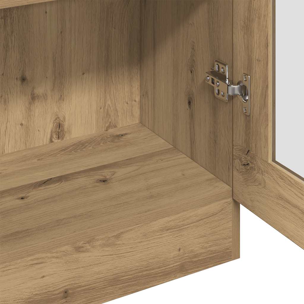 vidaXL Highboard Artisan Oak 82,5x30,5x185 cm Engineered Wood