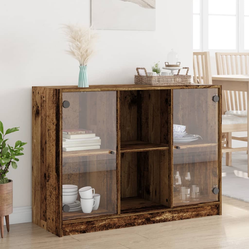 vidaXL Sideboard Old Wood 102x37x75,5 cm Engineered Wood
