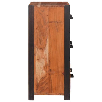 vidaXL Sideboard 3 pcs Brown 110 x 30 x 75 cm Solid Acacia Wood