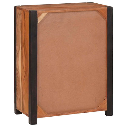 vidaXL Sideboard 2 pcs Brown 110 x 30 x 75 cm Solid Acacia Wood