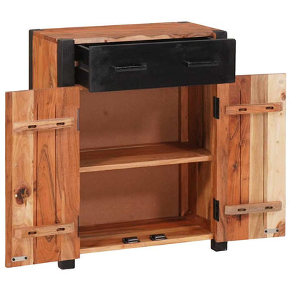 vidaXL Sideboard 3 pcs Brown 165 x 30 x 75 cm Solid Acacia Wood