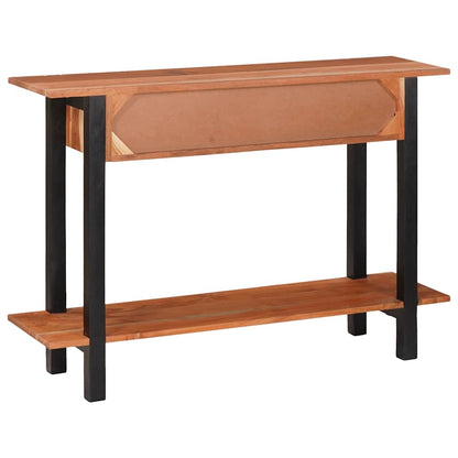 vidaXL Console Table with Drawer Brown and Black 110 x 30 x 75 cm