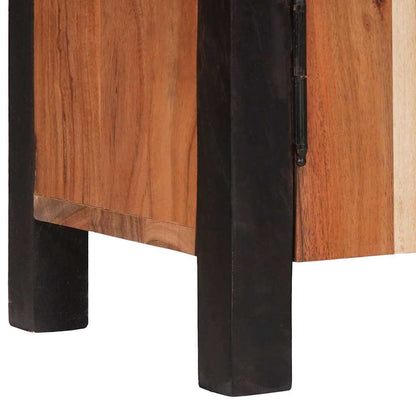 vidaXL Sideboard Brown 70 x 30 x 75 cm Solid Acacia Wood
