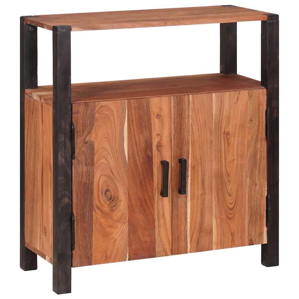 vidaXL Sideboard Brown 70 x 30 x 75 cm Solid Acacia Wood