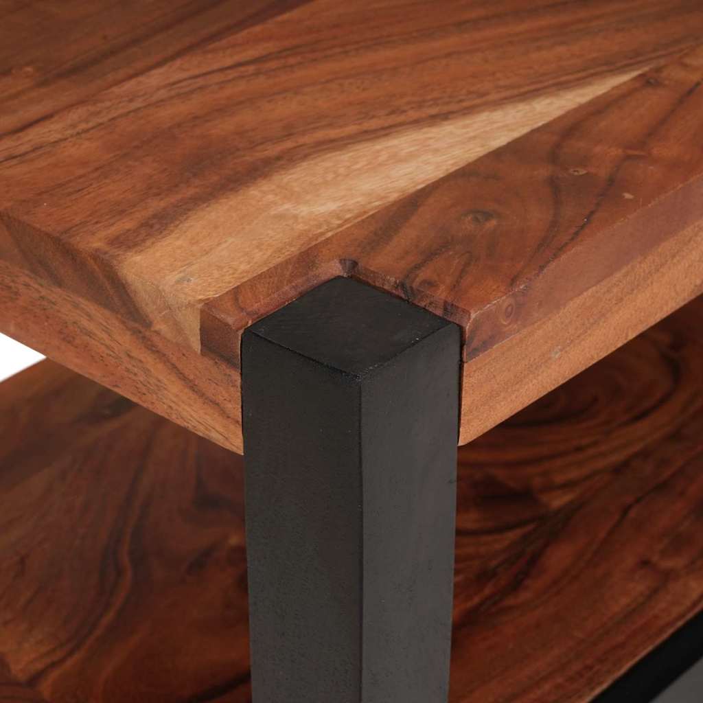 vidaXL Media Cabinet Brown 110 x 30 x 40 cm Solid Acacia Wood