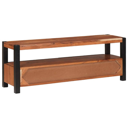 vidaXL Media Cabinet Brown 110 x 30 x 40 cm Solid Acacia Wood