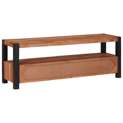 vidaXL TV Cabinet with Drawer Brown 110 x 30 x 40 cm Solid acacia wood