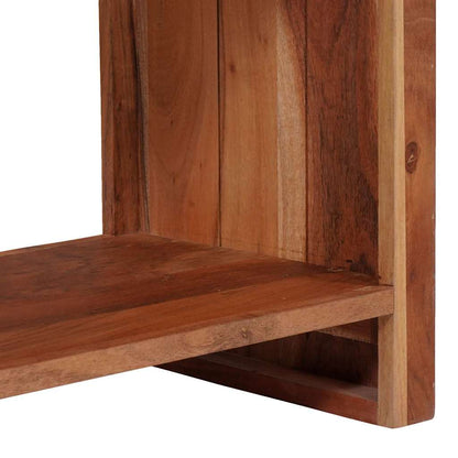vidaXL Bookshelf Brown 50 x 30 x 40 cm Solid Acacia Wood
