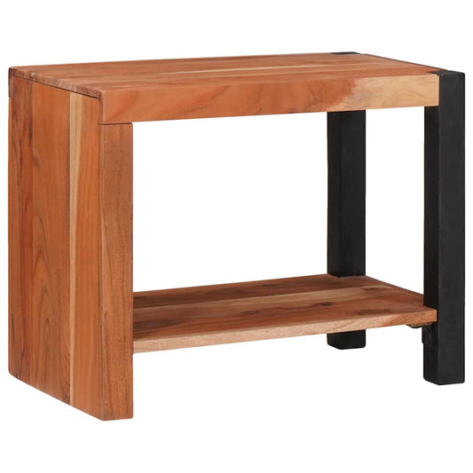 vidaXL Bookshelf Brown 50 x 30 x 40 cm Solid Acacia Wood