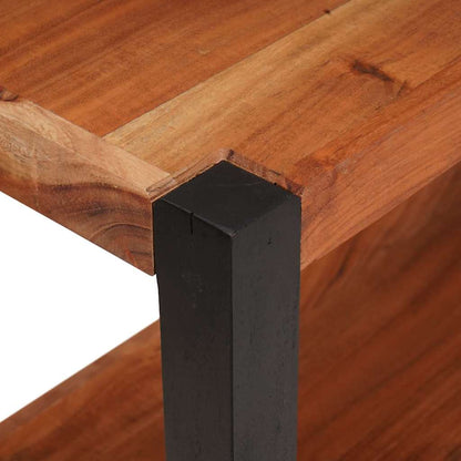 vidaXL Bookshelf Brown 80 x 30 x 75 cm Solid Acacia Wood