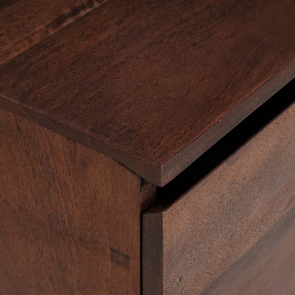 vidaXL TV Cabinet Honey brown 110 x 30 x 36 cm Solid acacia wood