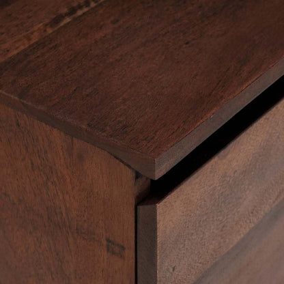 vidaXL TV Cabinet Honey brown 110 x 30 x 36 cm Solid acacia wood