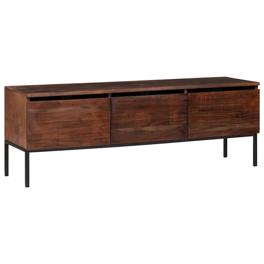 vidaXL TV Cabinet Honey brown 110 x 30 x 36 cm Solid acacia wood