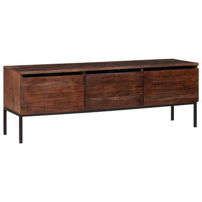 vidaXL TV Cabinet Honey brown 110 x 30 x 36 cm Solid acacia wood