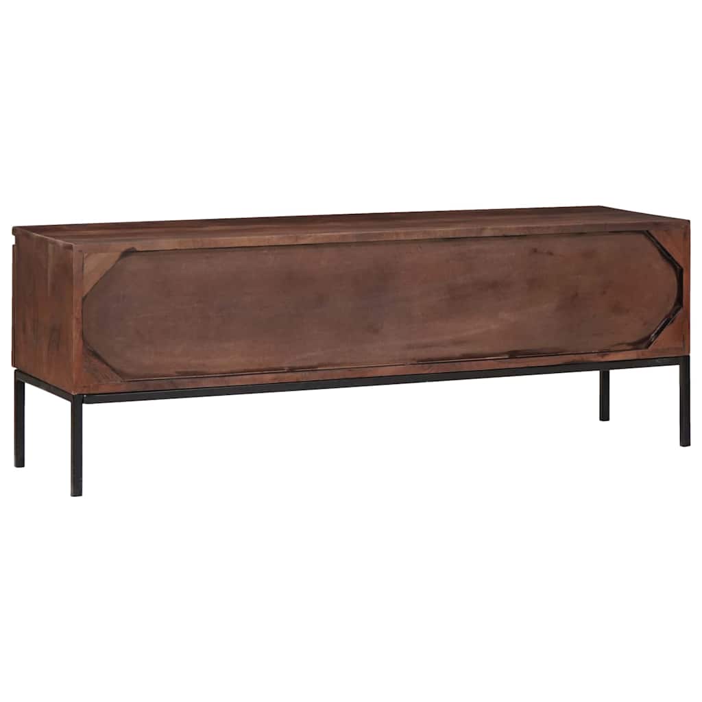 vidaXL TV Cabinet Honey brown 110 x 30 x 36 cm Solid acacia wood