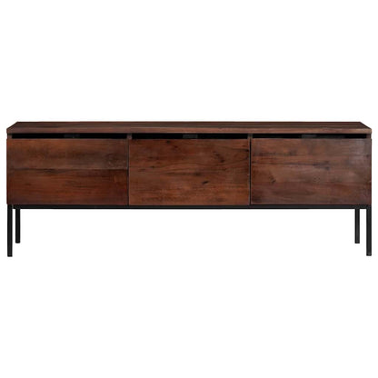 vidaXL TV Cabinet Honey brown 110 x 30 x 36 cm Solid acacia wood