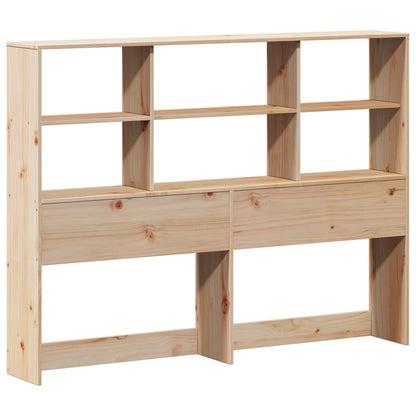 vidaXL Bookcase Bed without Mattress 150x200 cm King Size Solid Wood Pine