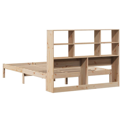 vidaXL Bookcase Bed without Mattress 150x200 cm King Size Solid Wood Pine