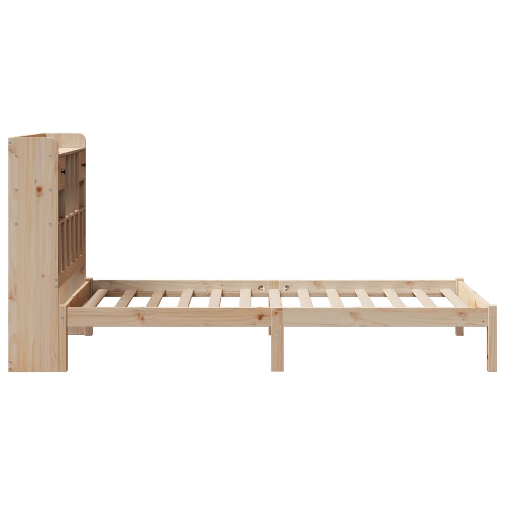 vidaXL Bookcase Bed without Mattress 90x190 cm Single Solid Wood Pine