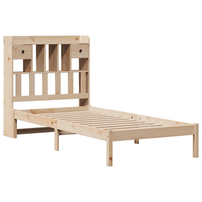vidaXL Bookcase Bed without Mattress 90x200 cm Solid Wood Pine