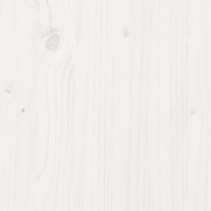 vidaXL Bookcase Bed without Mattress White 140x200 cm Solid Wood Pine