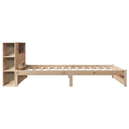 vidaXL Bookcase Bed without Mattress 75x190cm Small Single Solid Wood Pine