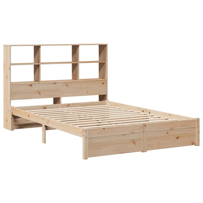 vidaXL Bookcase Bed without Mattress 150x200cm King Size Solid Wood Pine