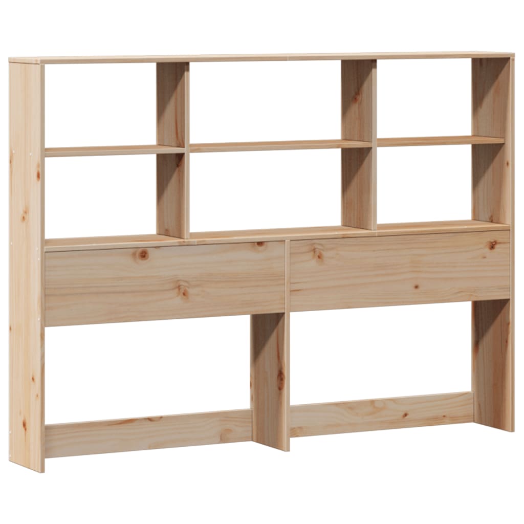 vidaXL Bookcase Bed without Mattress 150x200cm King Size Solid Wood Pine