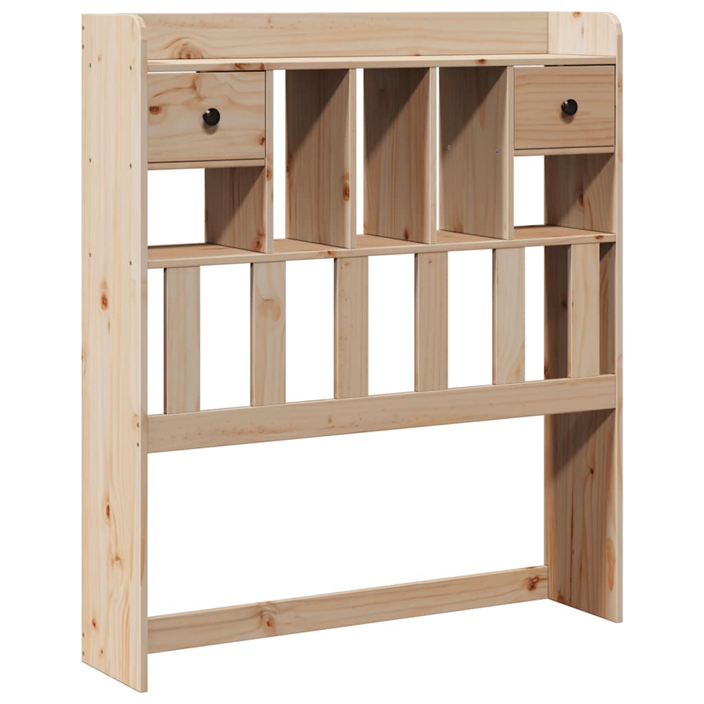 vidaXL Bookcase Bed without Mattress 75x190cm Small Single Solid Wood Pine