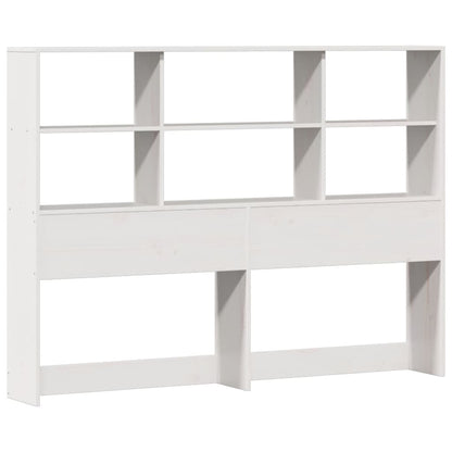 vidaXL Bookcase Bed without Mattress White 120x200cm Solid Wood Pine