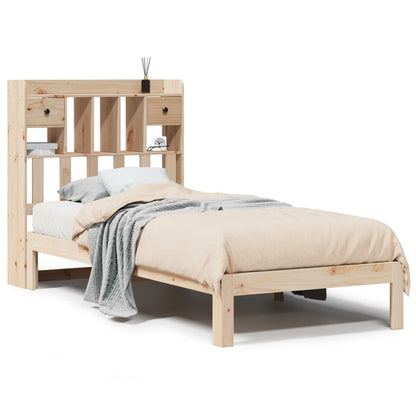 vidaXL Bookcase Bed without Mattress 100x200cm Solid Wood Pine