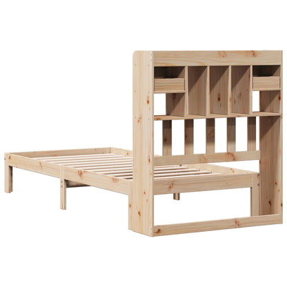 vidaXL Bookcase Bed without Mattress 100x200cm Solid Wood Pine