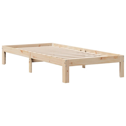 vidaXL Bookcase Bed without Mattress 100x200cm Solid Wood Pine
